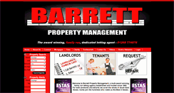 Desktop Screenshot of barrettestates.com